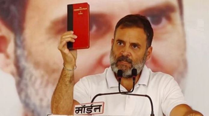 BJP will destroy the cinstitution if returns to power : Rahul Gandhi