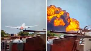 Air India Ahmedabad-London Plane With 242  On Board Crashes 5 Mins After Take Off