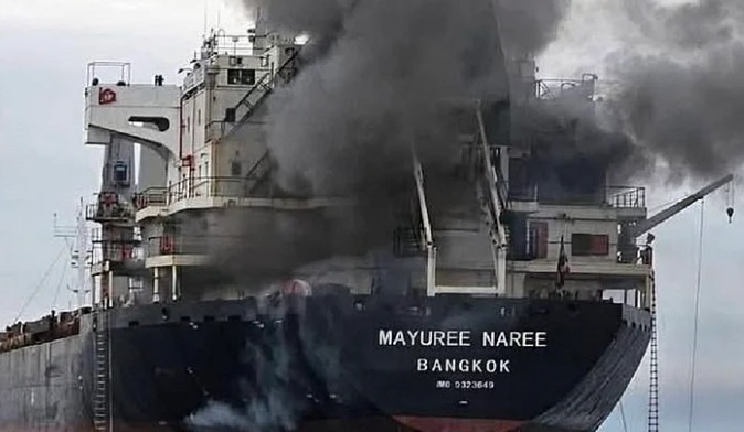 Thailand Cargo Ship En Route to India Attacked in Strait of Hormuz, 23 Crew Members Rescued