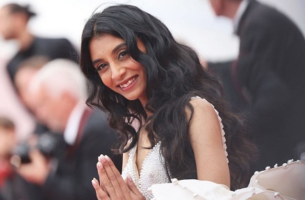 Nainital's Dolly Singh poses at the Cannes Film Festival