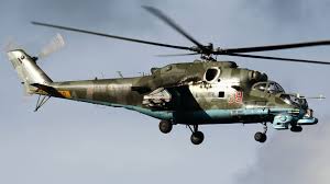 Russian Mi-24 helicopter crashes over Black Sea